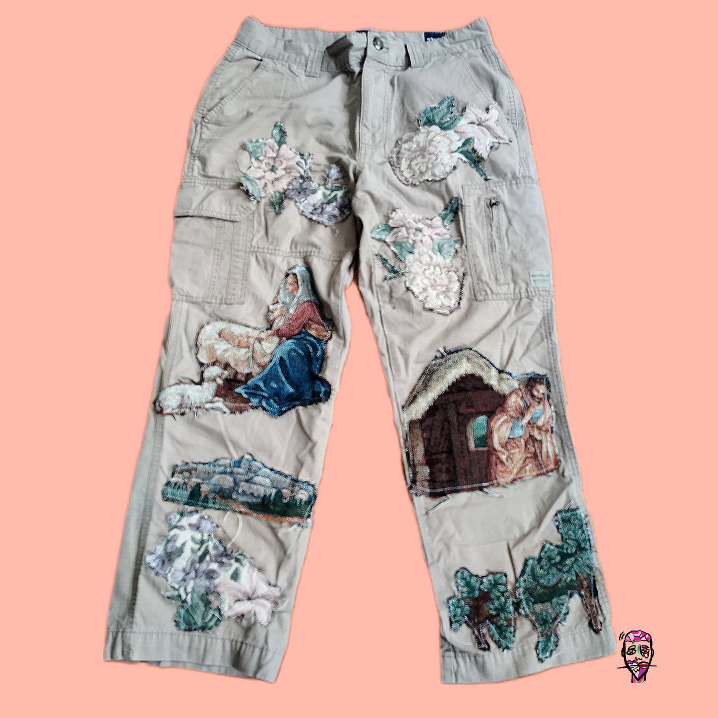 The Art Exhibit Biblical storyline Cargo pants 30x32
