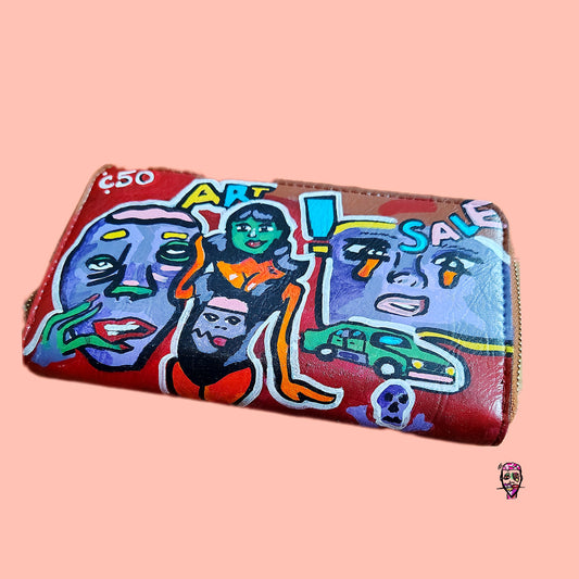 Art Sale Clutch Wallet