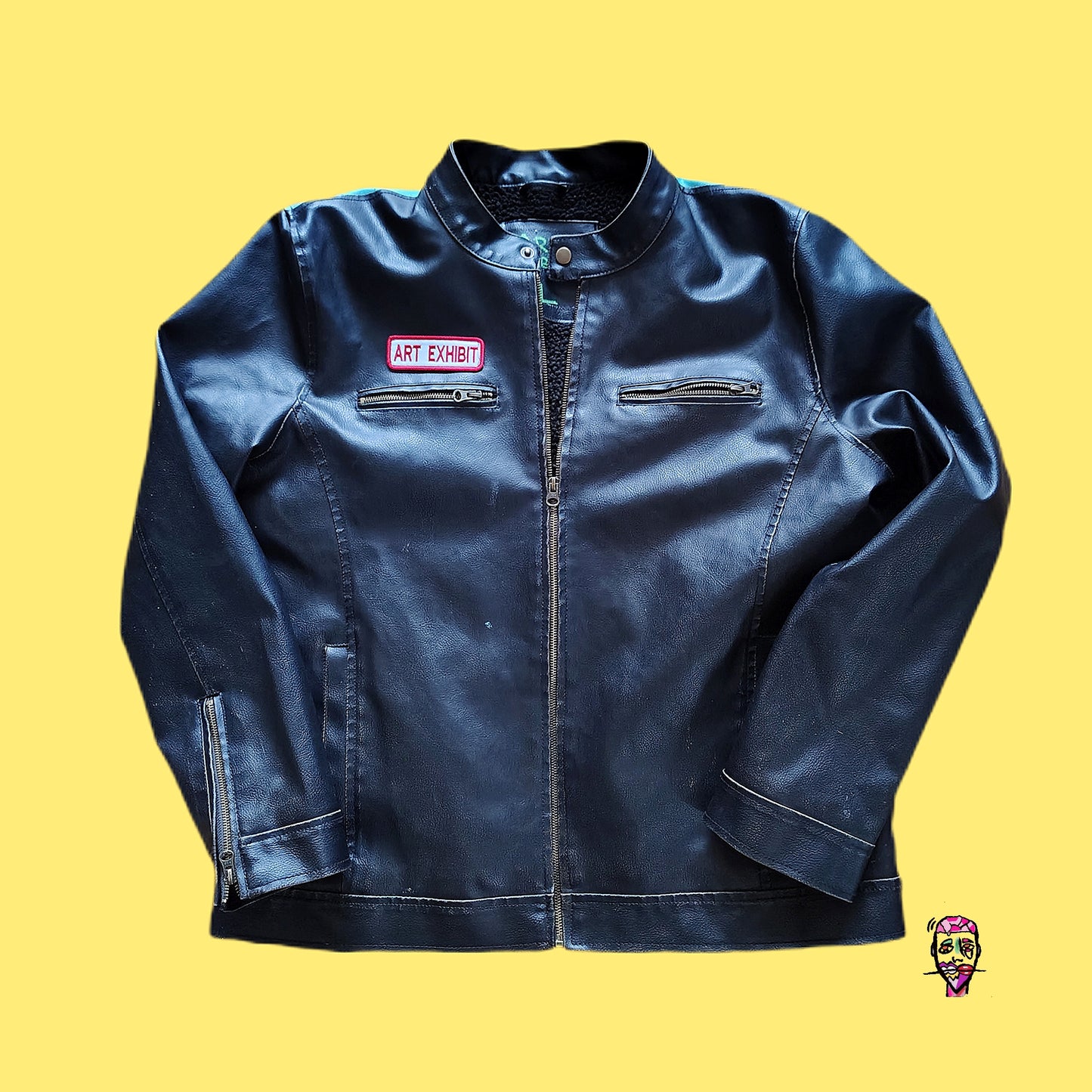 The Art Exhibit Love me to death Leather Biker (L)