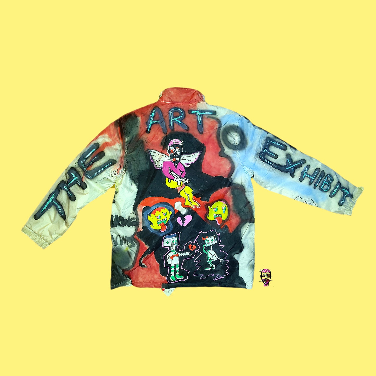 The Art Exhibit Collage snow coat(LG)