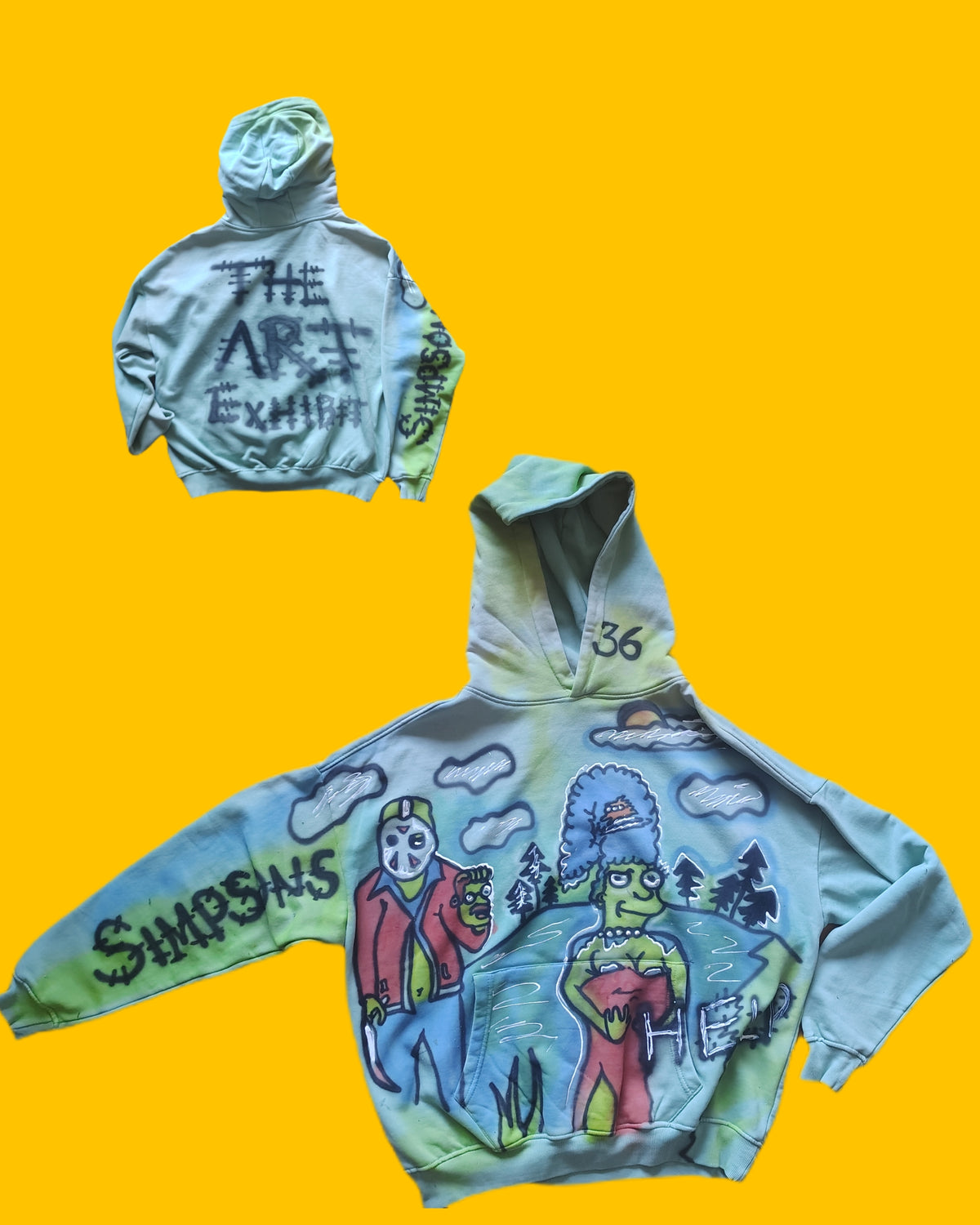 Simpsons x Jason Mash up(M/L)