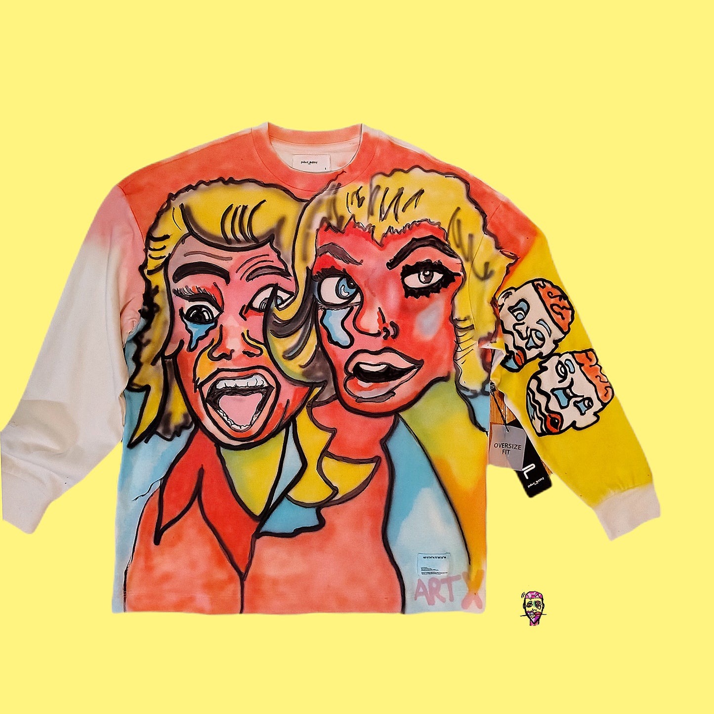 The Art Exhibit Frantic and Panic Tee (L)