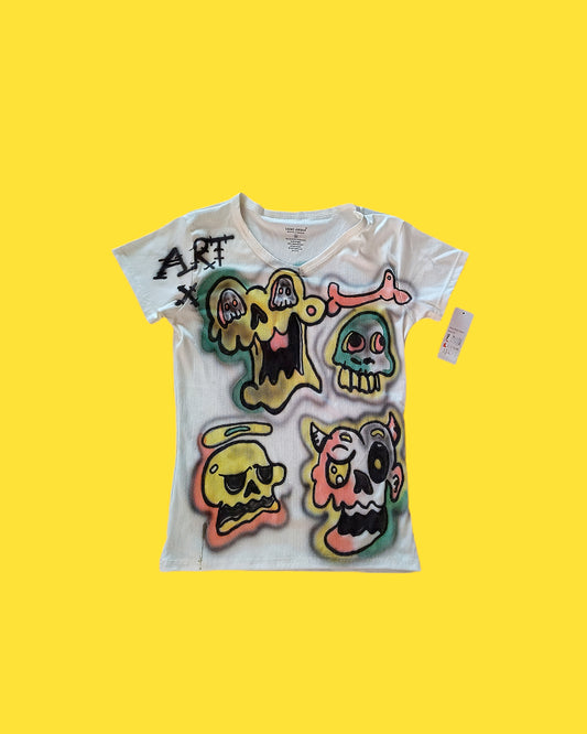 Art Exhibit Yellow Skull 17 (m)