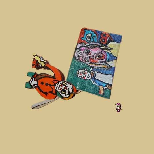 Collage of Horror change pouch