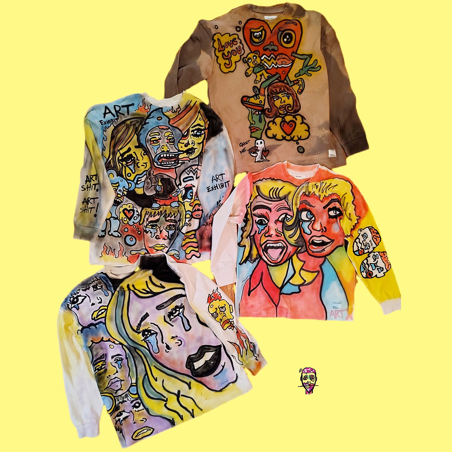 The Art Exhibit Frantic and Panic Tee (L)