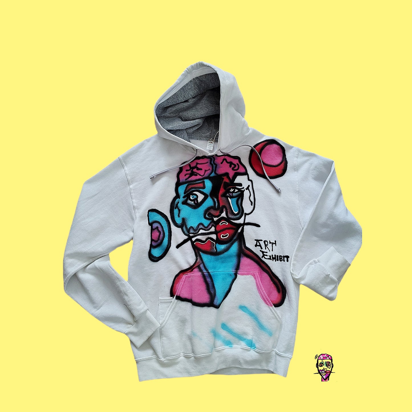 The Art Exhibit logo hoodie(m)