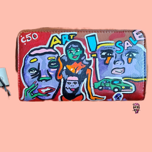 Art Sale Clutch Wallet