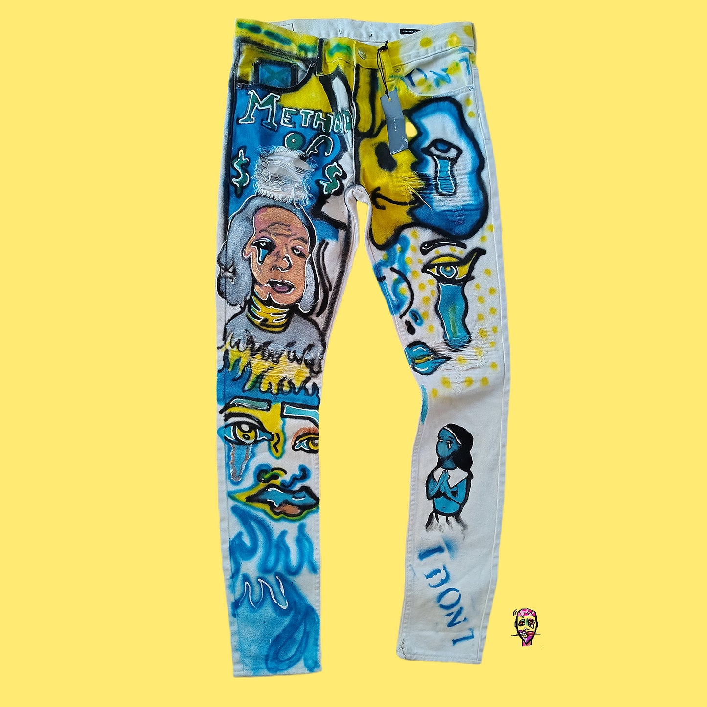 The Art Exhibit "I don't" pants